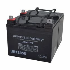 Promo 🌟 Universal Power Group U1 (35 Ah) UB12350 AGM Mobility Scooter Battery Pack With Post Terminals 🛒