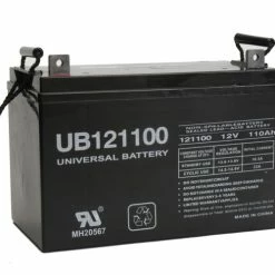 Cheapest 😍 Universal Power Group Group 30 (110 Ah) 12 Volt UB121100 Deep Cycle AGM Marine, Power Chair, Scooter, & Solar Panel Storage Battery With Post Terminals 🎉
