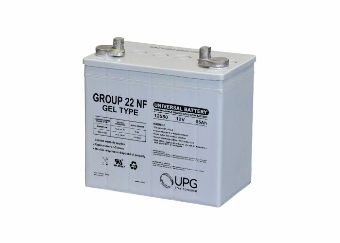 Hot Sale π Universal Power Group 22NF (55 Ah) 12 Volt UB12550 Gel Mobility Scooter & Power Chair Battery π